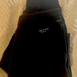 LAST CALL rag & bone Black Track Pants